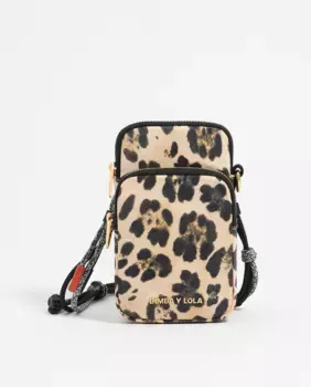 Миниатюрная нейлоновая женская сумка через плечо Bimba y Lola, цвет Natural