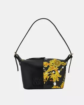 Миниатюрная разноцветная сумка через плечо на молнии Versace Jeans Couture, мультиколор