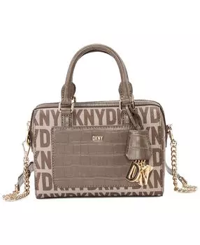 Миниатюрная спортивная сумка Paige с монограммой DKNY