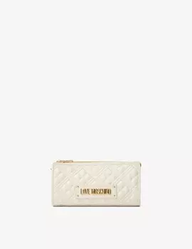Миниатюрная стеганая сумка на цепочке Love Moschino, кремовый