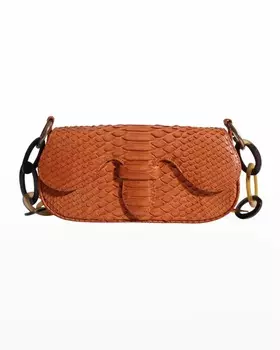 Миниатюрная сумка через плечо Alicia Python ADRIANA CASTRO