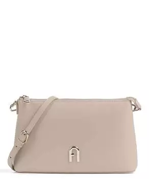 Миниатюрная сумка через плечо Diamante из мелкозернистой кожи Furla, бежевый