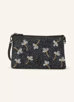 Миниатюрная сумка через плечо Diamante с декоративными бусинами Furla, черный