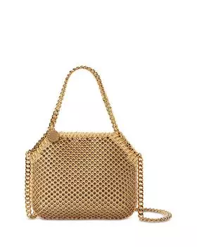 Миниатюрная сумка через плечо Falabella из кристаллической сетки Stella McCartney