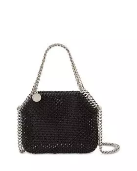 Миниатюрная сумка через плечо Falabella из кристаллической сетки Stella McCartney