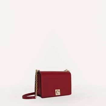 Миниатюрная сумка через плечо Furla, красный