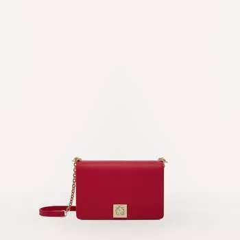 Миниатюрная сумка через плечо Furla, красный