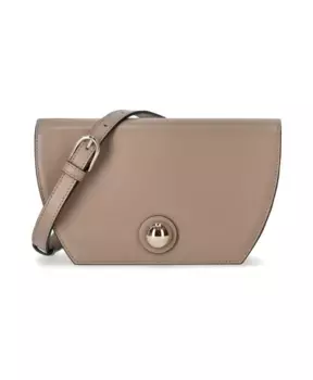 Миниатюрная сумка через плечо из серой кожи Furla, серый