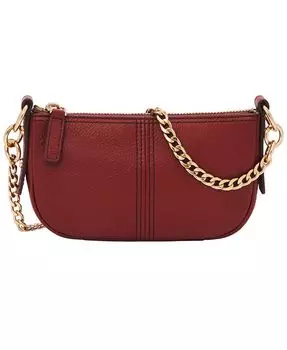 Миниатюрная сумка через плечо Jolie Baguette Fossil, коричневый