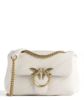 Миниатюрная сумка через плечо Love Puff из овчины Pinko, белый