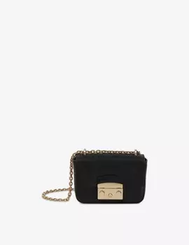 Миниатюрная сумка через плечо Metropolis Furla, черный