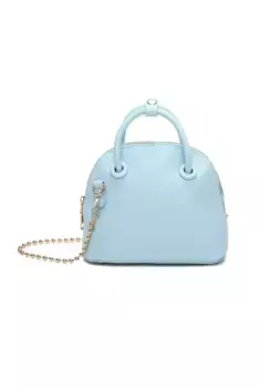 Миниатюрная сумка через плечо Munn из искусственной кожи с ремешком из бисера Fontanella Fashion, синий