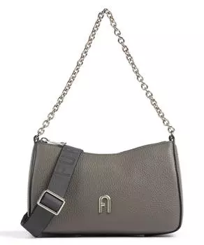 Миниатюрная сумка через плечо Primula из зерненой кожи Furla, хаки