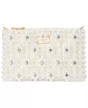 Миниатюрная сумка через плечо Purl Flower с бисером kate spade new york