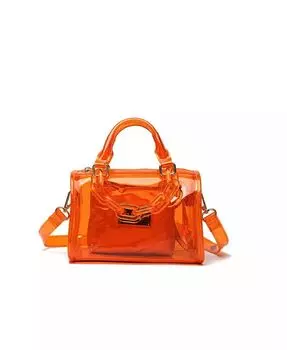 Миниатюрная сумка через плечо с голограммой Crystal Like Dreams, оранжевый