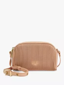 Миниатюрная сумка через плечо со складками Dune, краснеть