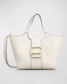 Миниатюрная сумка Grand Vivier Choc с ручкой сверху Roger Vivier, цвет Cire