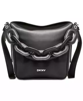 Миниатюрная сумка-хобо Aspen с цепочной ручкой Dkny, мультиколор