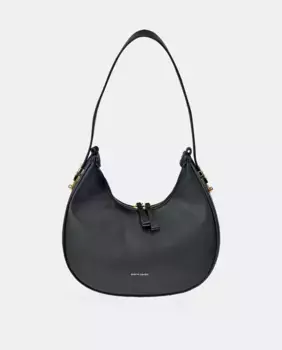 Миниатюрная сумка-хобо Pierre Cardin из PU черный цвет