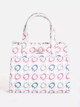 Миниатюрная сумка-кроссбоди с логотипом Taylor Guess Factory, цвет Rainbow Wash