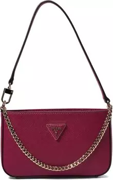 Миниатюрная сумка на плечо Brynlee с верхом GUESS, цвет Boysenberry