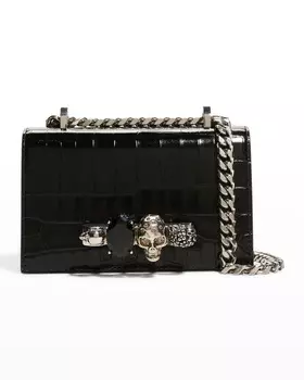 Миниатюрная сумка с драгоценностями Alexander McQueen