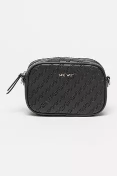 Миниатюрная сумка с тиснением Peaches Nine West, черный