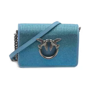 Миниатюрная вечерняя сумочка Love Click Pinko, синий