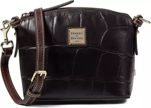 Миниатюрная выпуклая сумка через плечо Denison II Dooney & Bourke, цвет Espresso