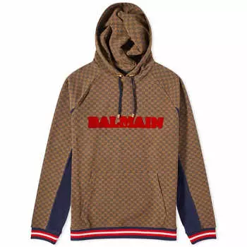 Миниатюрное худи с монограммой Balmain Retro Logo
