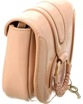 Миниатюрное лакированное плечо через плечо See by Chlo Hana, коричневый