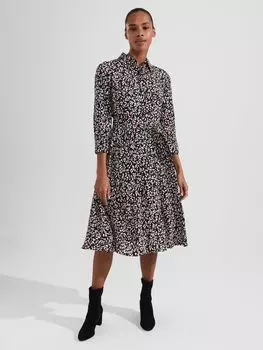 Миниатюрное платье Alex Hobbs, черный/мульти