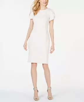Миниатюрное платье-футляр с рукавами-тюльпанами Calvin Klein