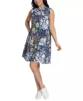 Миниатюрное платье с оборками и многоуровневым подолом London Times, мульти