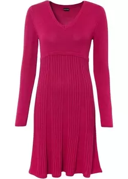 Миниатюрное трикотажное платье Bodyflirt, розовый