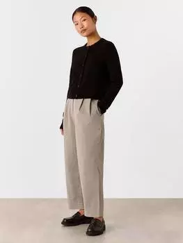 Миниатюрные брюки bethany с бочкообразными ножками Whistles, серо-коричневый