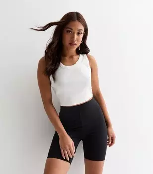 Миниатюрные черные велосипедные шорты New Look, черный