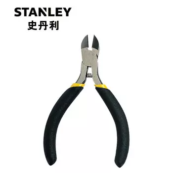 Миниатюрные диагональные плоскогубцы STANLEY с черной ручкой, 4 дюйма 84-124-23