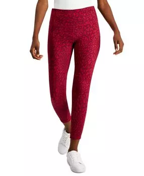 Миниатюрные двусторонние леггинсы 7/8 со средней посадкой, созданные для macy's ID Ideology, мульти