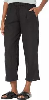 Миниатюрные прямые брюки Eileen Fisher, черный