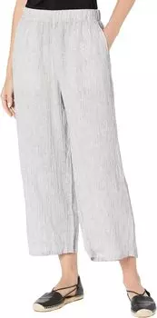 Миниатюрные широкие брюки Eileen Fisher, белый