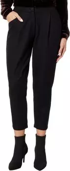 Миниатюрные зауженные брюки до щиколотки Eileen Fisher, черный