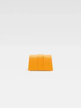 Миниатюрный чехол для AirPods с клапаном Порт Бамбино Jacquemus, темно-оранжевый