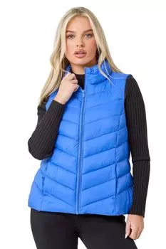 Миниатюрный стеганый жилет с подкладкой Roman, синий