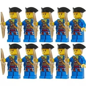 Минифигурка Lego Девушка-пират, 10 шт