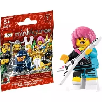 Минифигурка Lego Девушка рокер
