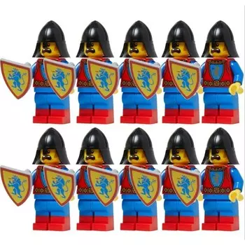 Минифигурка Lego Храбрый рыцарь, 10 шт