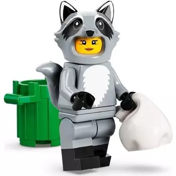 Минифигурка Lego Парень в костюме енота
