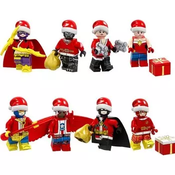 Минифигурки Simba Рождественские супергерои, 8 шт