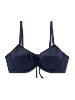 Минимайзер бикини-топ Schiesser Aqua Mix & Match, темно-синий